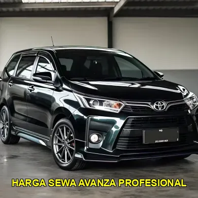 harga sewa avanza profesional